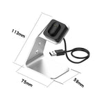 Per Fitbit Inspire / Inspire HR / Ace 2 Supporto caricabatterie universale in lega di alluminio con protezione chip, supporto ricarica rapida, For Fitbit Inspire