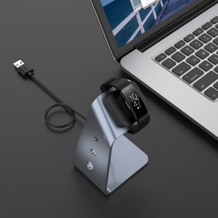 Per Fitbit Inspire / Inspire HR / Ace 2 Supporto caricabatterie universale in lega di alluminio con protezione chip, supporto ricarica rapida, For Fitbit Inspire