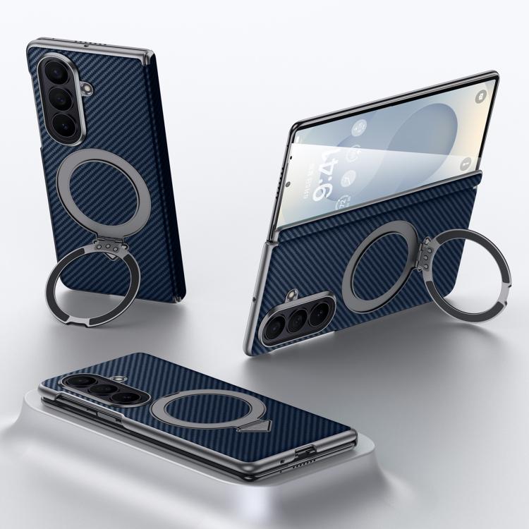 Custodia per telefono SULADA con texture in Kevlar e supporto magnetico MagSafe., For Galaxy Z Fold8 5G, For Galaxy Z Fold8 Ultra 5G