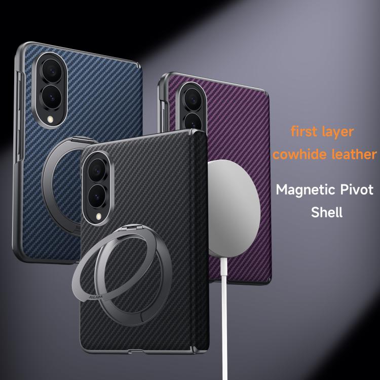 Custodia per telefono SULADA con texture in Kevlar e supporto magnetico MagSafe., For Galaxy Z Fold8 5G, For Galaxy Z Fold8 Ultra 5G
