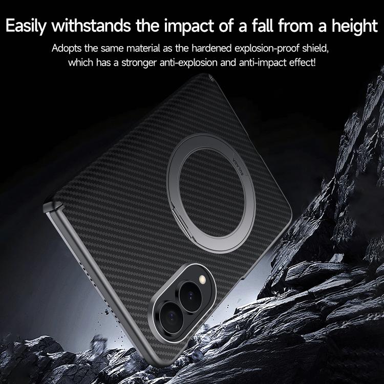 Custodia per telefono SULADA con texture in Kevlar e supporto magnetico MagSafe., For Galaxy Z Fold8 5G, For Galaxy Z Fold8 Ultra 5G