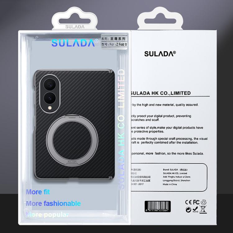 Custodia per telefono SULADA con texture in Kevlar e supporto magnetico MagSafe., For Galaxy Z Fold8 5G, For Galaxy Z Fold8 Ultra 5G