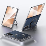Custodia per telefono SULADA con texture in Kevlar e supporto magnetico MagSafe., For Galaxy Z Fold8 5G, For Galaxy Z Fold8 Ultra 5G