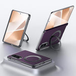 Custodia per telefono SULADA con texture in Kevlar e supporto magnetico MagSafe., For Galaxy Z Fold8 5G, For Galaxy Z Fold8 Ultra 5G