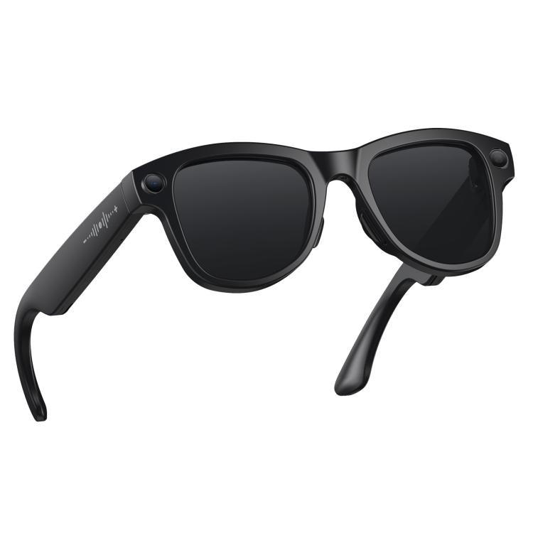 Occhiali intelligenti AI M02X Pro Max con fotocamera HD da 8 MP, registrazione video, trasmissione Wi-Fi e assistente vocale AI., Sunglasses + Anti Blue Light Lens, Gradient Lenses