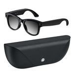 Occhiali intelligenti AI M02X Pro Max con fotocamera HD da 8 MP, registrazione video, trasmissione Wi-Fi e assistente vocale AI., Sunglasses + Anti Blue Light Lens, Gradient Lenses