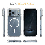 Custodia per telefono ibrida in PC e TPU antiurto con magnete., For iPhone 17 Pro Max, For iPhone 17 Pro, For iPhone 17, For iPhone Air