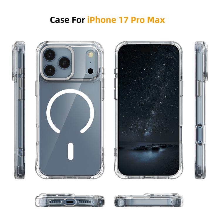 Custodia per telefono ibrida in PC e TPU antiurto con magnete., For iPhone 17 Pro Max, For iPhone 17 Pro, For iPhone 17, For iPhone Air