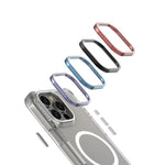 Custodia per telefono ibrida in PC e TPU antiurto con magnete., For iPhone 16 Pro Max, For iPhone 16 Pro, For iPhone 16 Plus, For iPhone 16