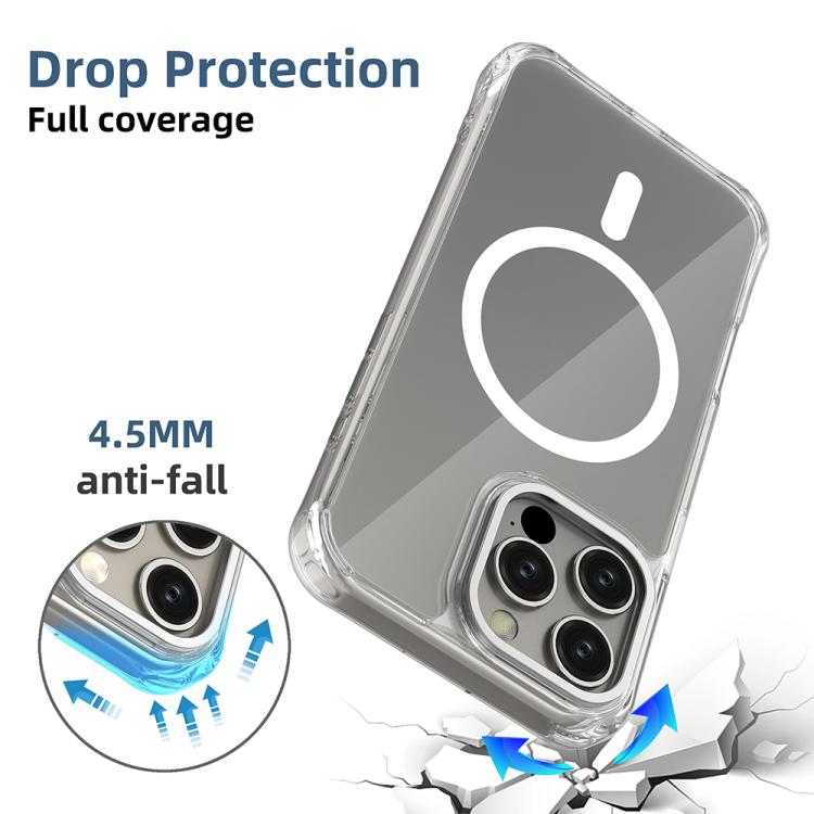 Custodia per telefono ibrida in PC e TPU antiurto con magnete., For iPhone 16 Pro Max, For iPhone 16 Pro, For iPhone 16 Plus, For iPhone 16