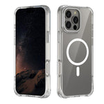 Custodia per telefono ibrida in PC e TPU antiurto con magnete., For iPhone 16 Pro Max, For iPhone 16 Pro, For iPhone 16 Plus, For iPhone 16