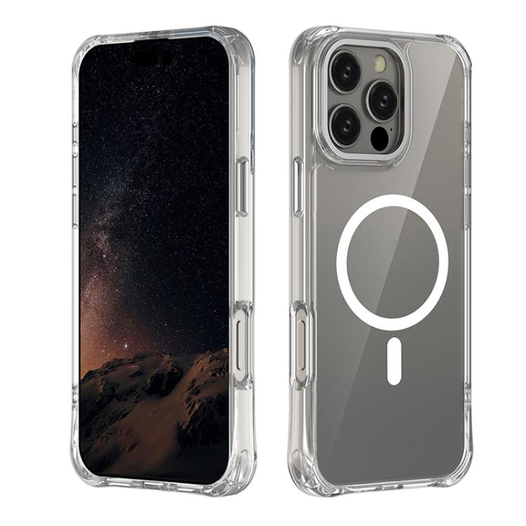 Custodia per telefono ibrida in PC e TPU antiurto con magnete., For iPhone 16 Pro Max, For iPhone 16 Pro, For iPhone 16 Plus, For iPhone 16