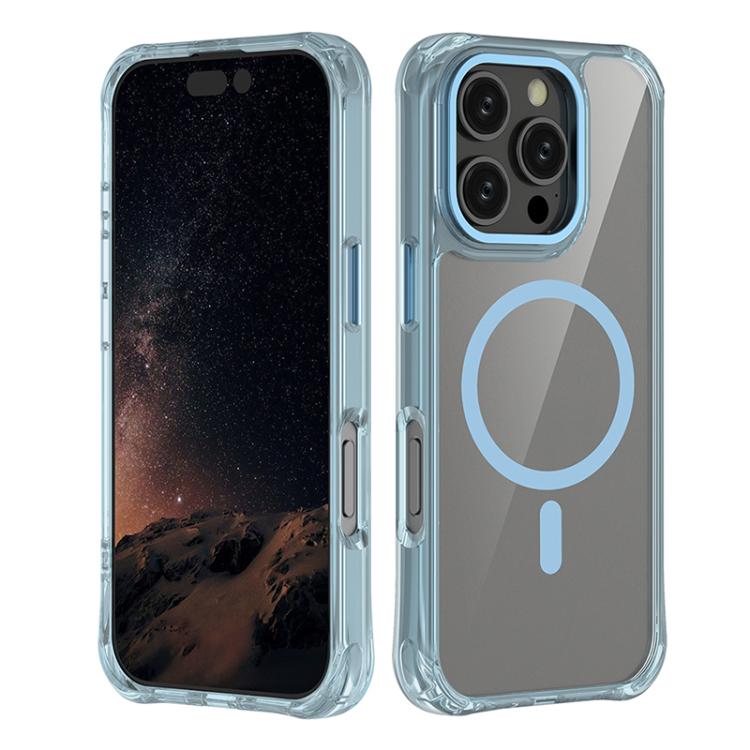Custodia per telefono ibrida in PC e TPU antiurto con magnete., For iPhone 16 Pro Max, For iPhone 16 Pro, For iPhone 16 Plus, For iPhone 16