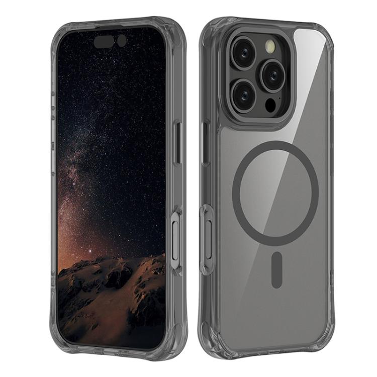Custodia per telefono ibrida in PC e TPU antiurto con magnete., For iPhone 16 Pro Max, For iPhone 16 Pro, For iPhone 16 Plus, For iPhone 16