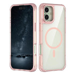 Custodia per telefono ibrida in PC e TPU antiurto con magnete., For iPhone 16 Pro Max, For iPhone 16 Pro, For iPhone 16 Plus, For iPhone 16