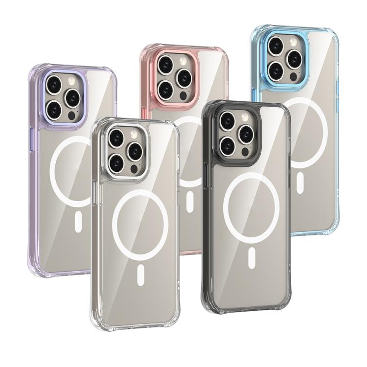 Custodia per telefono ibrida in PC e TPU antiurto con magnete., For iPhone 15 Pro Max, For iPhone 15 Pro