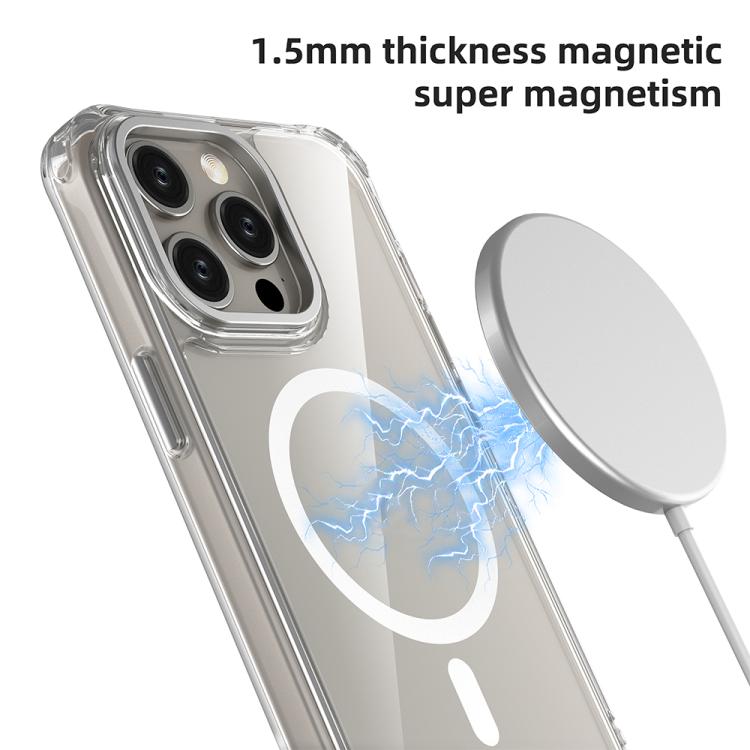 Custodia per telefono ibrida in PC e TPU antiurto con magnete., For iPhone 15 Pro Max, For iPhone 15 Pro