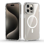 Custodia per telefono ibrida in PC e TPU antiurto con magnete., For iPhone 15 Pro Max, For iPhone 15 Pro