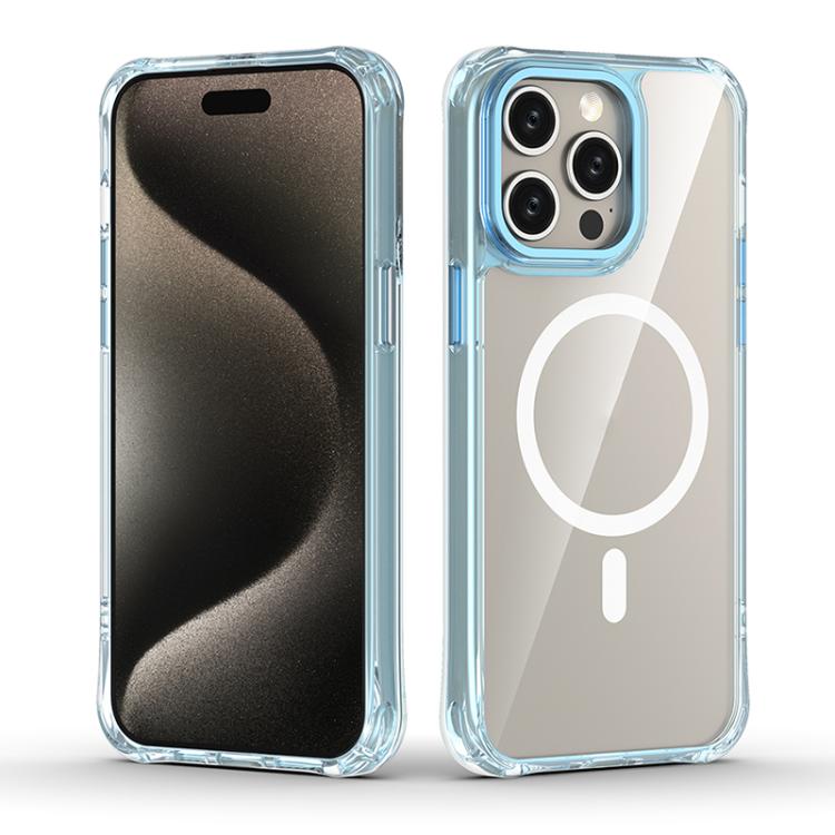 Custodia per telefono ibrida in PC e TPU antiurto con magnete., For iPhone 15 Pro Max, For iPhone 15 Pro