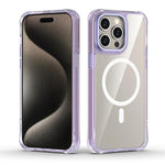Custodia per telefono ibrida in PC e TPU antiurto con magnete., For iPhone 15 Pro Max, For iPhone 15 Pro