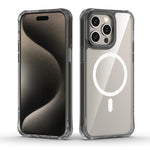 Custodia per telefono ibrida in PC e TPU antiurto con magnete., For iPhone 15 Pro Max, For iPhone 15 Pro