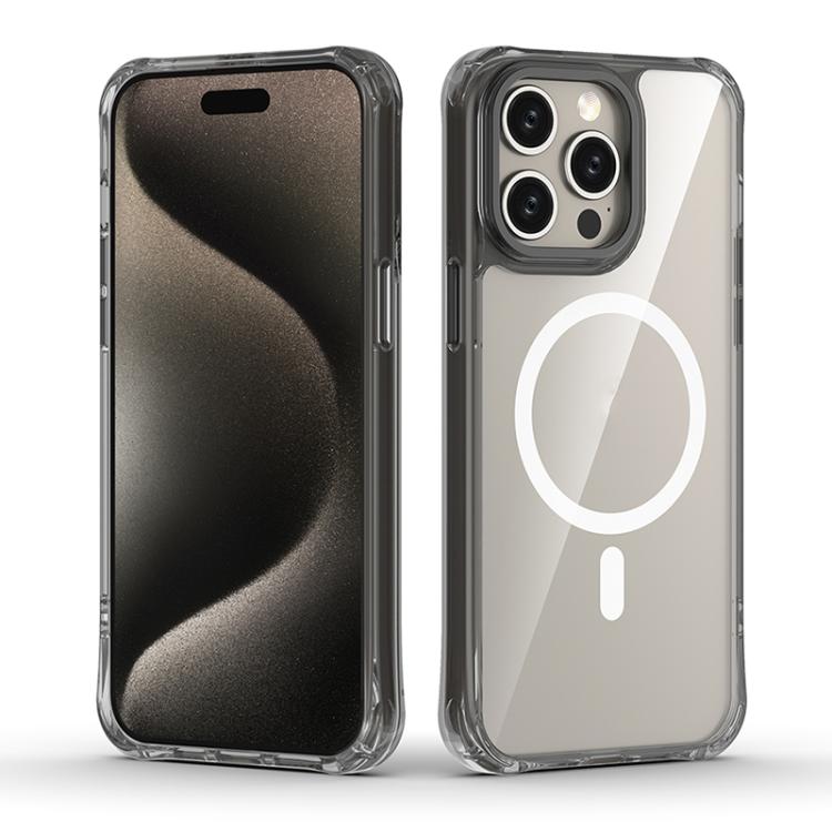 Custodia per telefono ibrida in PC e TPU antiurto con magnete., For iPhone 15 Pro Max, For iPhone 15 Pro