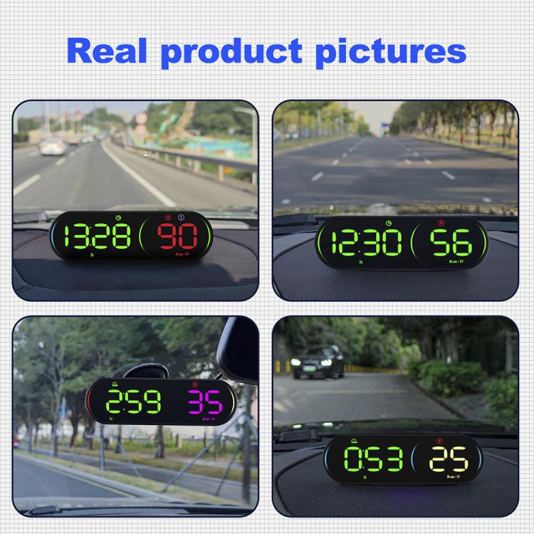Display GPS per auto G26, display head-up con tachimetro e supporto a ventosa, G26