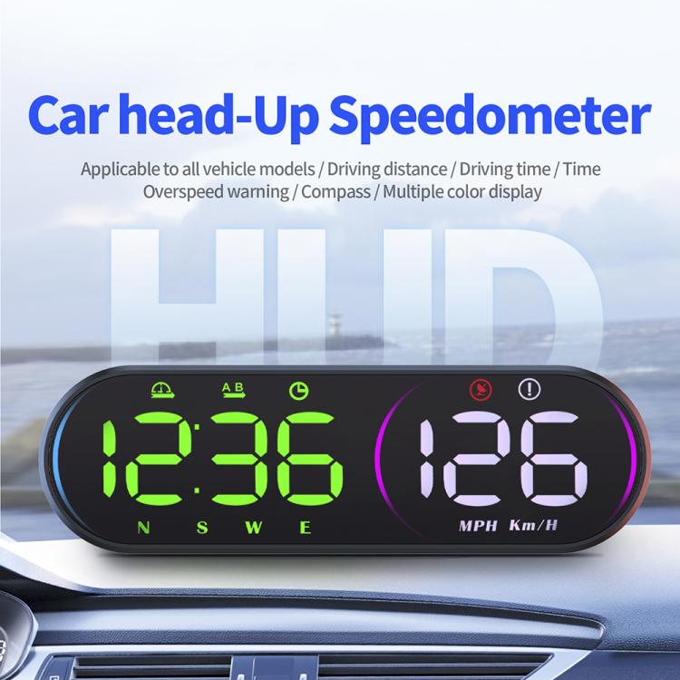 Display GPS per auto G26, display head-up con tachimetro e supporto a ventosa, G26