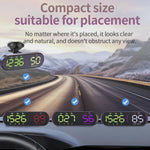 Display GPS per auto G26, display head-up con tachimetro e supporto a ventosa, G26