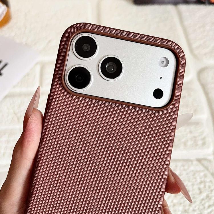 Custodia magnetica per telefono con texture in tessuto tecnico e tracolla., For iPhone 14 Plus, For iPhone 14, For iPhone 14 Pro, For iPhone 14 Pro Max