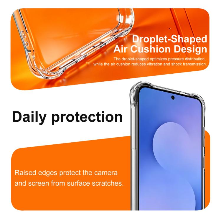 Custodia per telefono Imak antiurto con airbag in TPU, For Galaxy S26 FE 5G