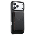 ESEBLE E6 Custodia per telefono con porta carte rimovibile in ecopelle vegana, magnetica e con protezione RFID., For iPhone 17 Pro Max, For iPhone 17 Pro, For iPhone 17, For iPhone Air, For iPhone 16 Pro Max, For iPhone 16 Pro
