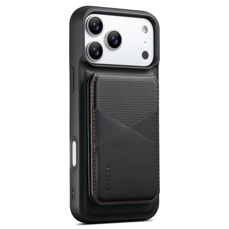 ESEBLE E6 Custodia per telefono con porta carte rimovibile in ecopelle vegana, magnetica e con protezione RFID., For iPhone 17 Pro Max, For iPhone 17 Pro, For iPhone 17, For iPhone Air, For iPhone 16 Pro Max, For iPhone 16 Pro