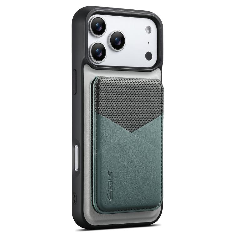 ESEBLE E6 Custodia per telefono con porta carte rimovibile in ecopelle vegana, magnetica e con protezione RFID., For iPhone 17 Pro Max, For iPhone 17 Pro, For iPhone 17, For iPhone Air, For iPhone 16 Pro Max, For iPhone 16 Pro