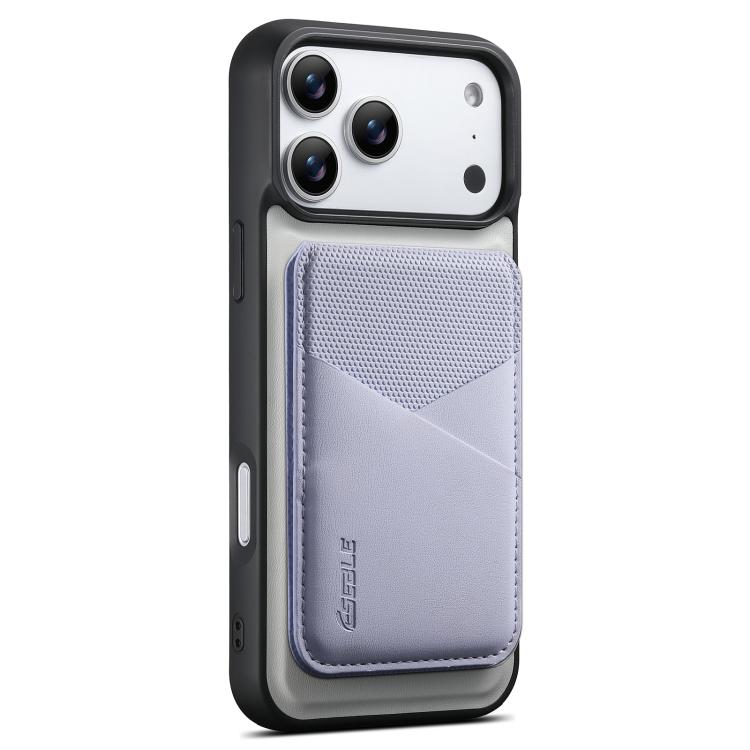 ESEBLE E6 Custodia per telefono con porta carte rimovibile in ecopelle vegana, magnetica e con protezione RFID., For iPhone 17 Pro Max, For iPhone 17 Pro, For iPhone 17, For iPhone Air, For iPhone 16 Pro Max, For iPhone 16 Pro
