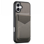 ESEBLE E6 Custodia per telefono con porta carte rimovibile in ecopelle vegana, magnetica e con protezione RFID., For iPhone 17 Pro Max, For iPhone 17 Pro, For iPhone 17, For iPhone Air, For iPhone 16 Pro Max, For iPhone 16 Pro