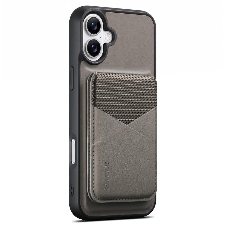 ESEBLE E6 Custodia per telefono con porta carte rimovibile in ecopelle vegana, magnetica e con protezione RFID., For iPhone 17 Pro Max, For iPhone 17 Pro, For iPhone 17, For iPhone Air, For iPhone 16 Pro Max, For iPhone 16 Pro