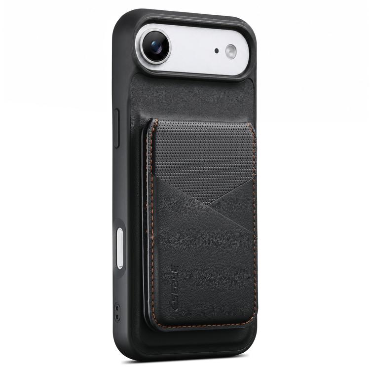 ESEBLE E6 Custodia per telefono con porta carte rimovibile in ecopelle vegana, magnetica e con protezione RFID., For iPhone 17 Pro Max, For iPhone 17 Pro, For iPhone 17, For iPhone Air, For iPhone 16 Pro Max, For iPhone 16 Pro