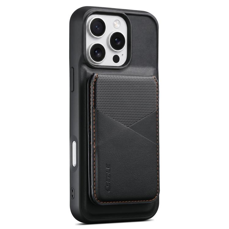 ESEBLE E6 Custodia per telefono con porta carte rimovibile in ecopelle vegana, magnetica e con protezione RFID., For iPhone 17 Pro Max, For iPhone 17 Pro, For iPhone 17, For iPhone Air, For iPhone 16 Pro Max, For iPhone 16 Pro
