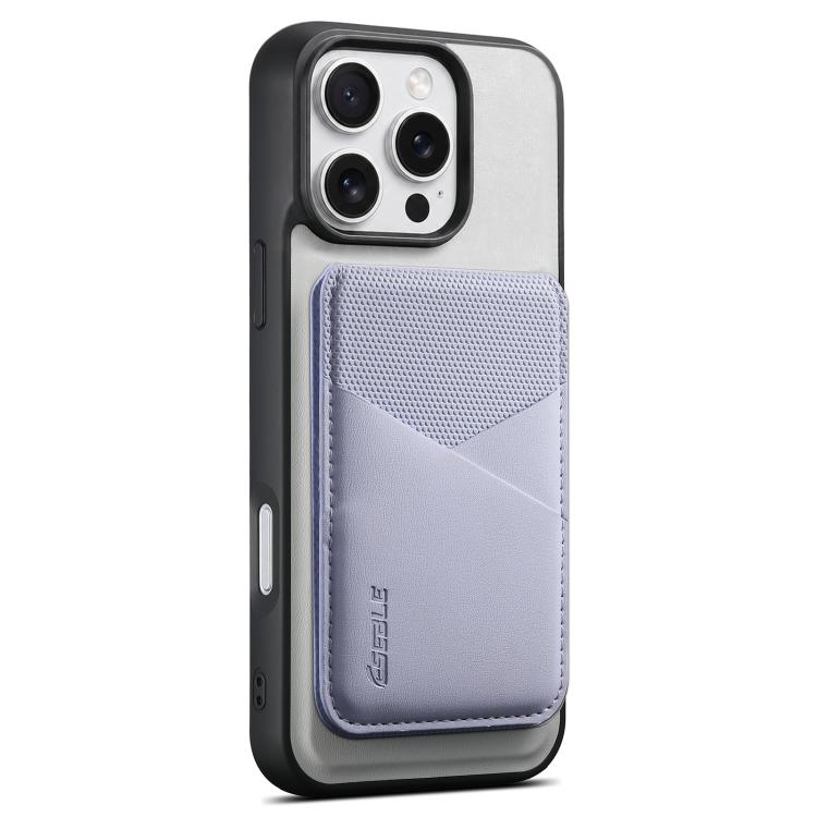 ESEBLE E6 Custodia per telefono con porta carte rimovibile in ecopelle vegana, magnetica e con protezione RFID., For iPhone 17 Pro Max, For iPhone 17 Pro, For iPhone 17, For iPhone Air, For iPhone 16 Pro Max, For iPhone 16 Pro