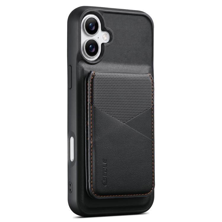 ESEBLE E6 Custodia per telefono con porta carte rimovibile in ecopelle vegana, magnetica e con protezione RFID., For iPhone 16 Plus, For iPhone 16, For iPhone 15 Pro Max, For iPhone 15 Pro, For iPhone 15 Plus / 14 Plus, For iPhone 15
