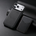 ESEBLE E6 Custodia per telefono con porta carte rimovibile in ecopelle vegana, magnetica e con protezione RFID., For iPhone 16 Plus, For iPhone 16, For iPhone 15 Pro Max, For iPhone 15 Pro, For iPhone 15 Plus / 14 Plus, For iPhone 15