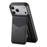 ESEBLE E6 Custodia per telefono con porta carte rimovibile in ecopelle vegana, magnetica e con protezione RFID., For iPhone 14 / 13, For iPhone 14 Pro, For iPhone 14 Pro Max, For iPhone 13 Pro Max, For iPhone 13 Pro