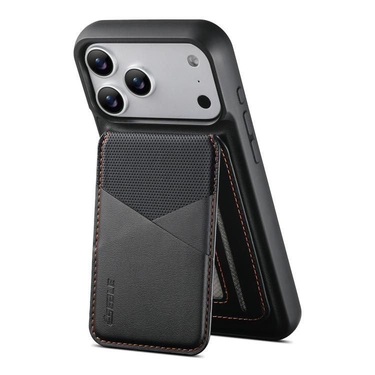 ESEBLE E6 Custodia per telefono con porta carte rimovibile in ecopelle vegana, magnetica e con protezione RFID., For iPhone 14 / 13, For iPhone 14 Pro, For iPhone 14 Pro Max, For iPhone 13 Pro Max, For iPhone 13 Pro