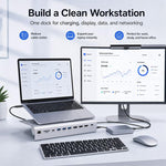 BYL-2601 Supporto multifunzione 11 in 1 per laptop con docking station