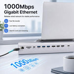 BYL-2601 Supporto multifunzione 11 in 1 per laptop con docking station