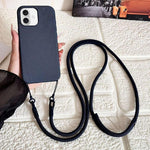 Custodia magnetica per telefono con texture in tessuto tecnico, pulsante AI e tracolla., For iPhone 16 Plus, For iPhone 16