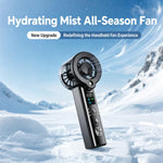 Ventilatore portatile silenzioso F1 con tecnologia Turbo Spray Cooling.