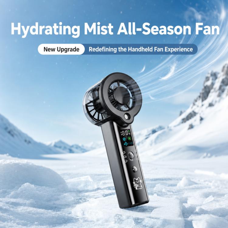 Ventilatore portatile silenzioso F1 con tecnologia Turbo Spray Cooling.