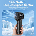 Ventilatore portatile silenzioso F1 con tecnologia Turbo Spray Cooling.